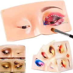 Silicone , Makeup Training , Face Board , Makeup practice , Makeupstashpk
