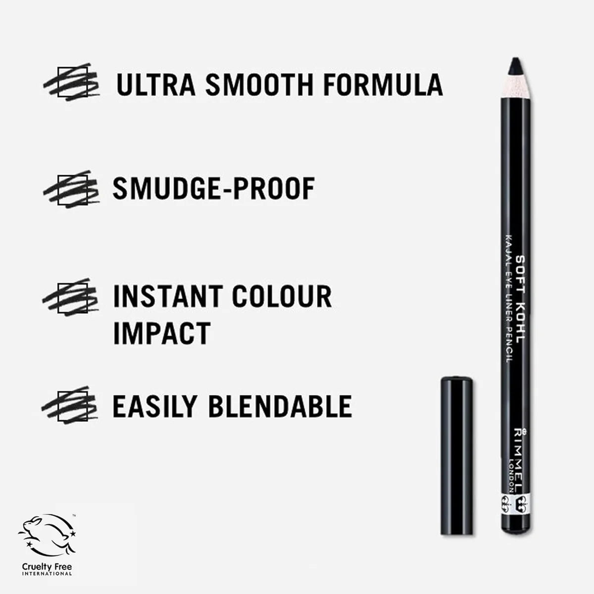 Waterline Eyeliner Pencil , Highly Pigmented , Smoky Eye Pencil , Kajal Eye Liner , Makeupstashpk