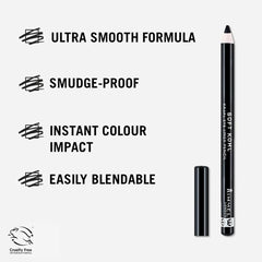 Waterline Eyeliner Pencil , Highly Pigmented , Smoky Eye Pencil , Kajal Eye Liner , Makeupstashpk