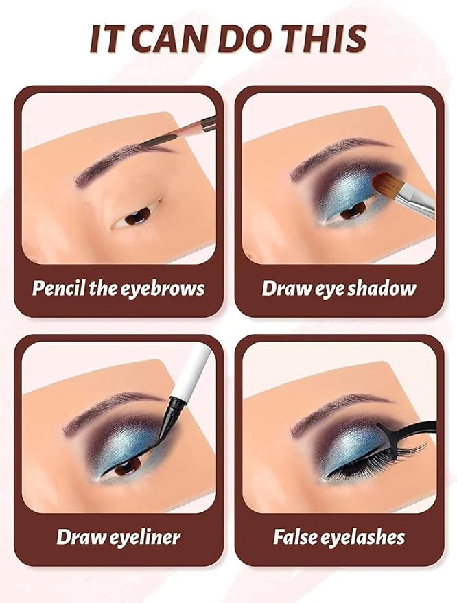 Silicone , Makeup Training , Face Board , Makeup practice , Makeupstashpk