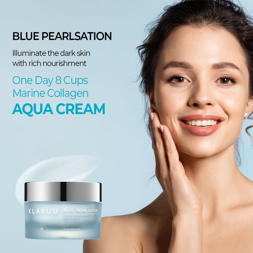 AQUA CREAM, Cooling Effect , Light Weight Texture, Hypoallergenic , Soothing , Wrinkle Care Cream , Niacinamide Makeupstashpk