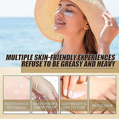 Serum-Light , Deeply Hydrating , Powerful UV Protection , No White Cast , Daily Face Sunscreen , Water Fit Sun Serum , Makeupstashpk