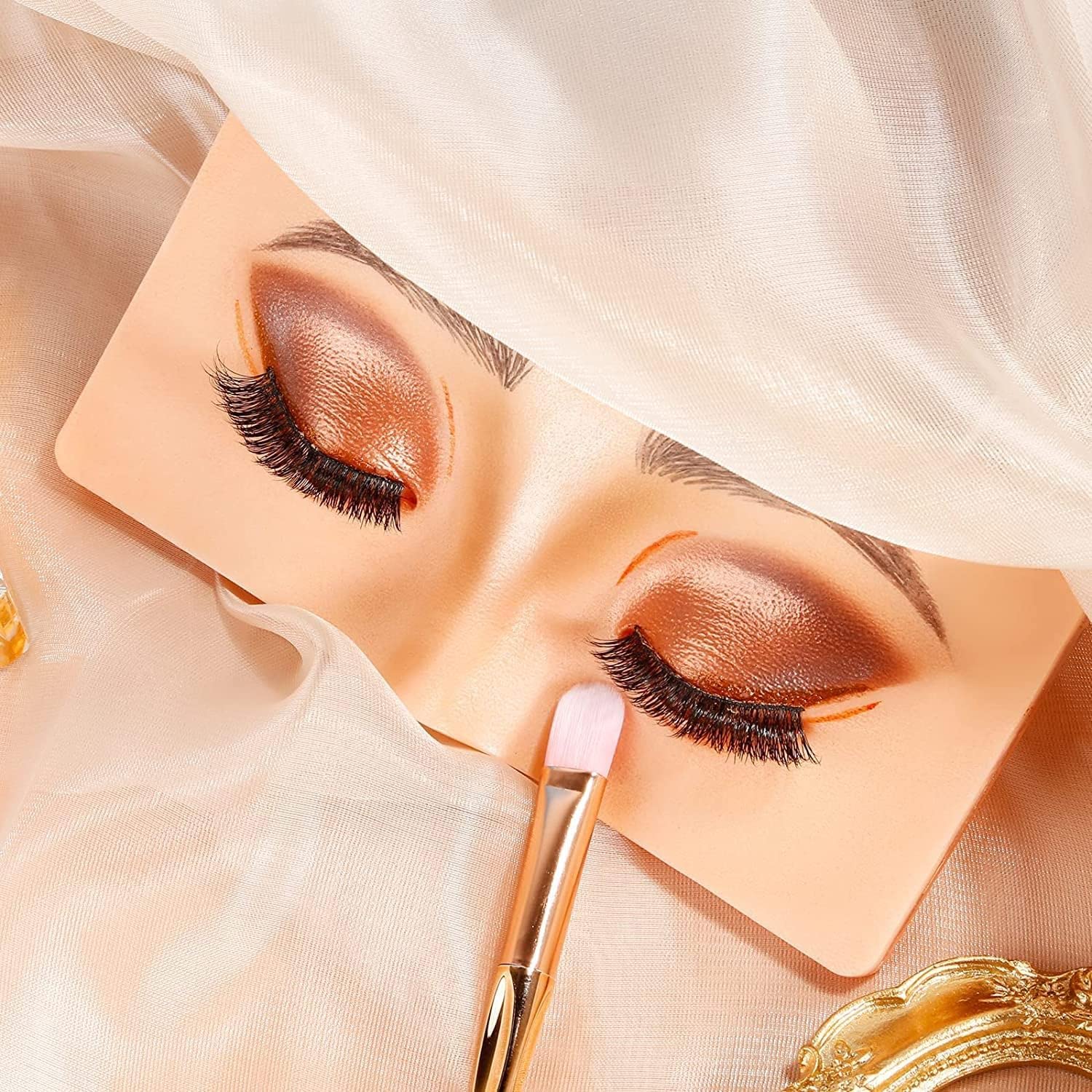 Silicone , Makeup Training , Face Board , Makeup practice , Makeupstashpk