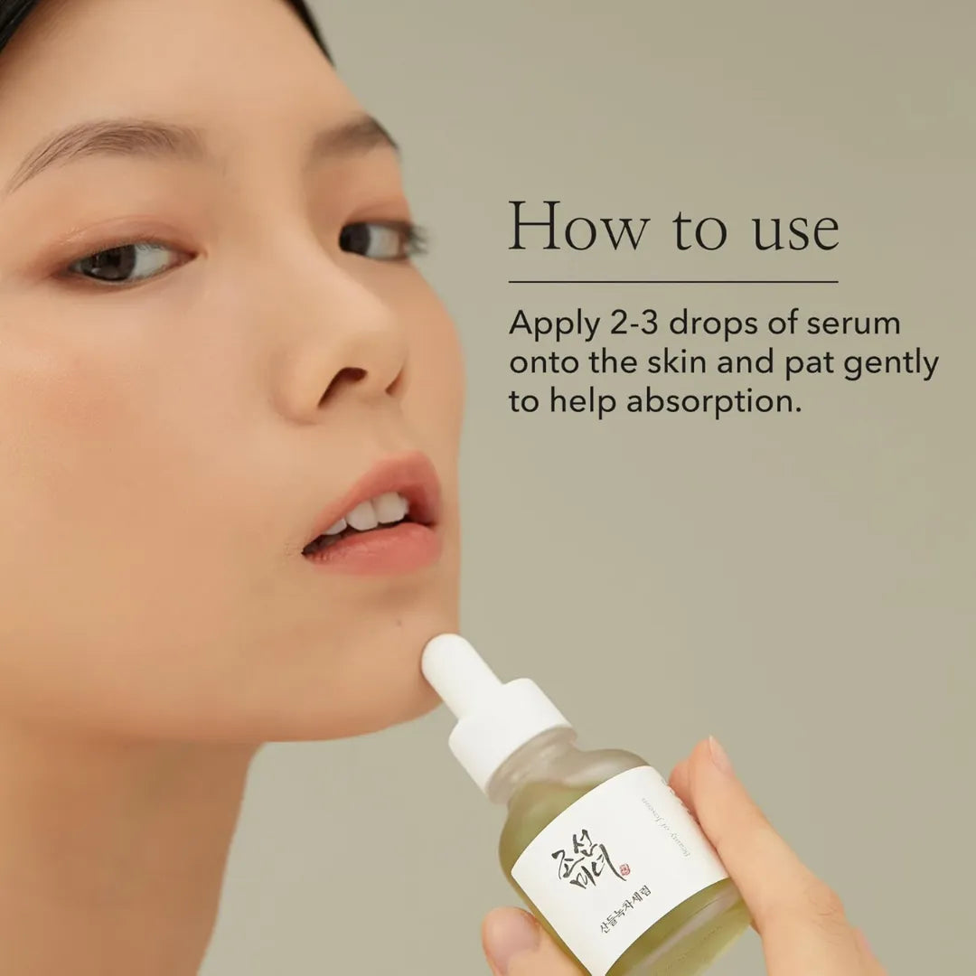 Beauty of Joseon Calming Serum (Green) – Green Tea & Panthenol Soothing Serum for Sensitive Skin 30ml