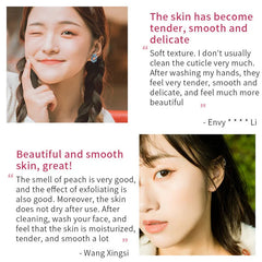 Bioaqua Peach Extract Fruit Acid Exfoliating Face Gel Cream – Gentle AHA Peeling & Brightening Moisturizer