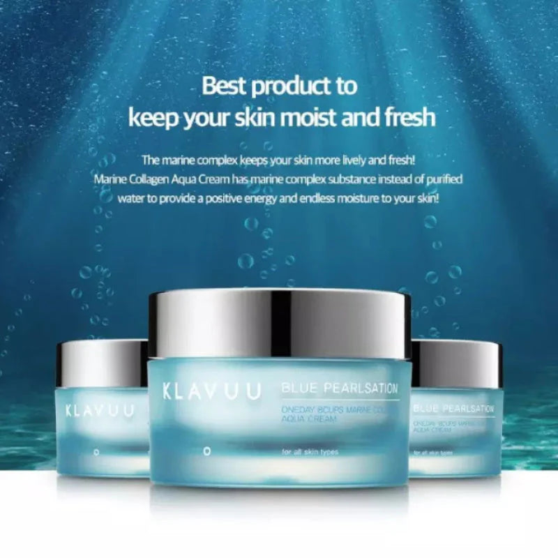 AQUA CREAM, Cooling Effect , Light Weight Texture, Hypoallergenic , Soothing , Wrinkle Care Cream , Niacinamide Makeupstashpk
