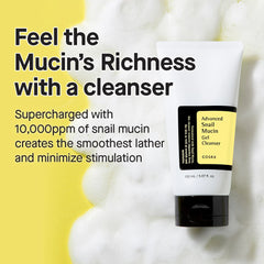 COSRX Advanced Snail Mucin Gel Cleanser 150ml – Gentle Hydrating Facial Cleanser