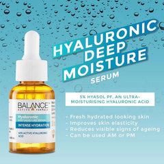 Balance Hyaluronic Deep Moisture Serum 30ml – Intense Hydration & Plumping Face Serum for All Skin Types