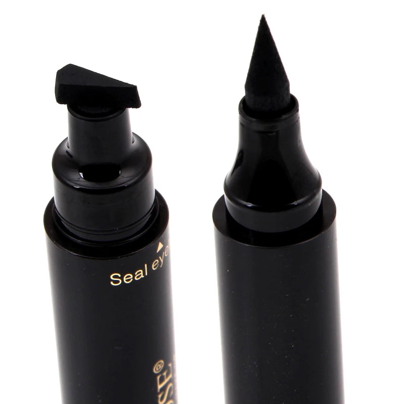 Cat Eye , Stamp Pen, Wing Stamp , Eyeliner Pen , Deep Black Pigment , Beginner-Friendly , Makeupstashpk