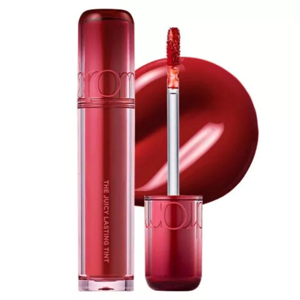 Korean lip tint , glossy Tint , juicy shine, peach coral color, long-lasting stain, fresh radiant lips, Makeupstashpk