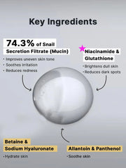 COSRX Advanced Snail Radiance Dual Essence 80ml – Brightening & Repairing Snail Mucin Serum