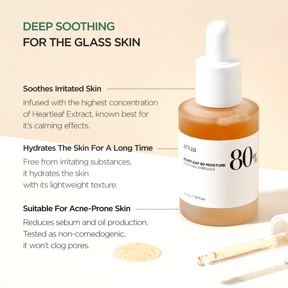 Calming , Hydrating Serum , Lightweight , Facial Ampoule , Soothing , Makeupstashpk1