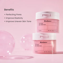 Biodance Collagen Gel Toner Pad 60 Pads – Hydrating & Firming Pre-Soaked Facial Pads