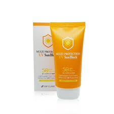 3W Clinic Multi Protection UV Sun Block 70ml – SPF Sunscreen for Face & Skin Protection