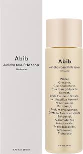 Abib Jericho Rose PHA Toner 200ml – Hydrating Gentle Exfoliating Korean Toner for Smooth & Glowing Skin