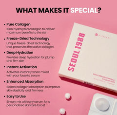 Boosting ball, Collagen Capsule Serum, Korean collagen skincare, Skin elasticity treatment,Wrinkle repair capsule , skincare capsules , Makeupstashpk