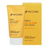 3W Clinic Daily All In One Sun Cream 50ml – SPF Protection & Moisturizing Sunscreen