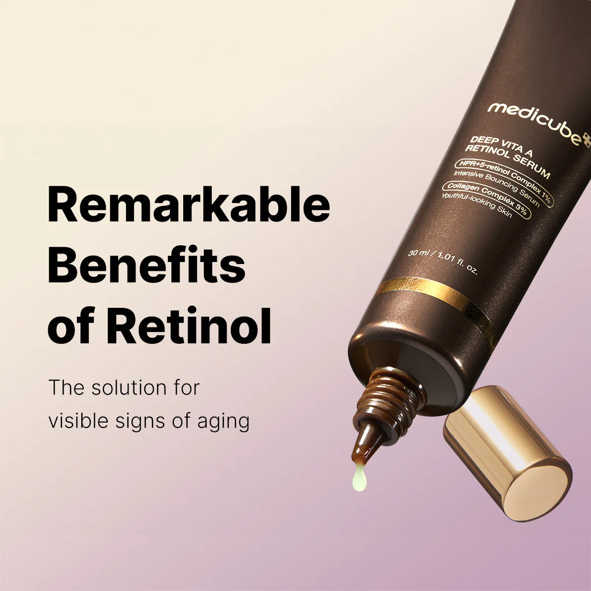 Medicube,Serum,Retinol Serum,Vitamin A serum,reduce wrinkles,Anti-Aging,Makeupstashpk