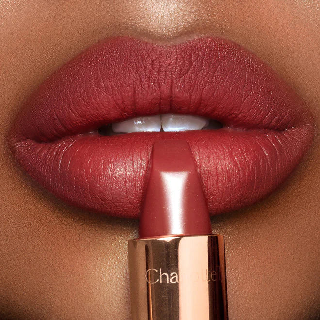 ipstick, berry rose lipstick, luxury lipstick full size, Charlotte Tilbury makeup, hydrating matte lipstick, long lasting lipstick, designer lipstick, best berry lipstick, high end makeup, authentic, Makeupstashpk