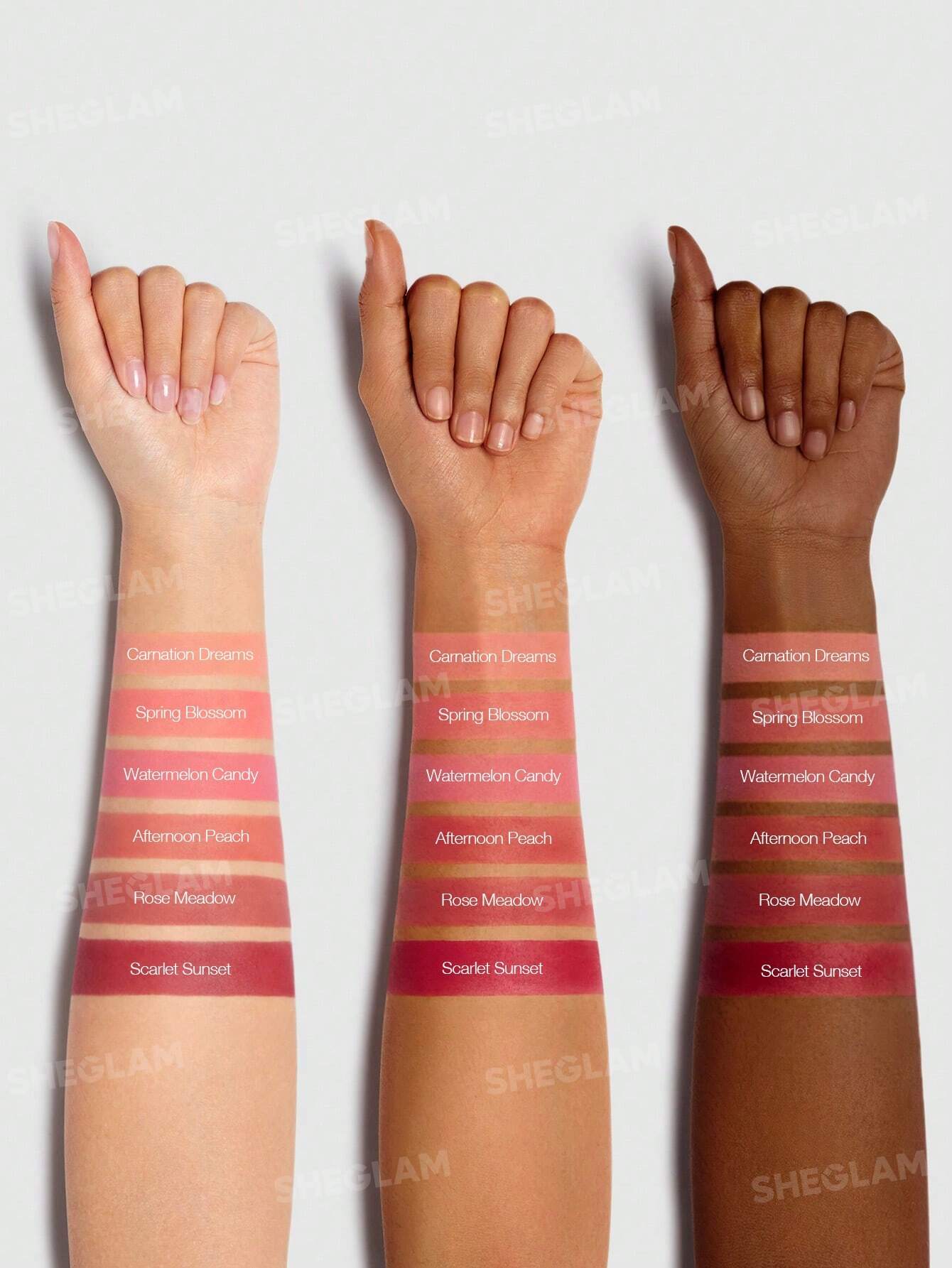 Sheglam,Blush,Lip tint, Hydrating,Creamy Blush,Blendable Color Jam,Makeupstashpk
