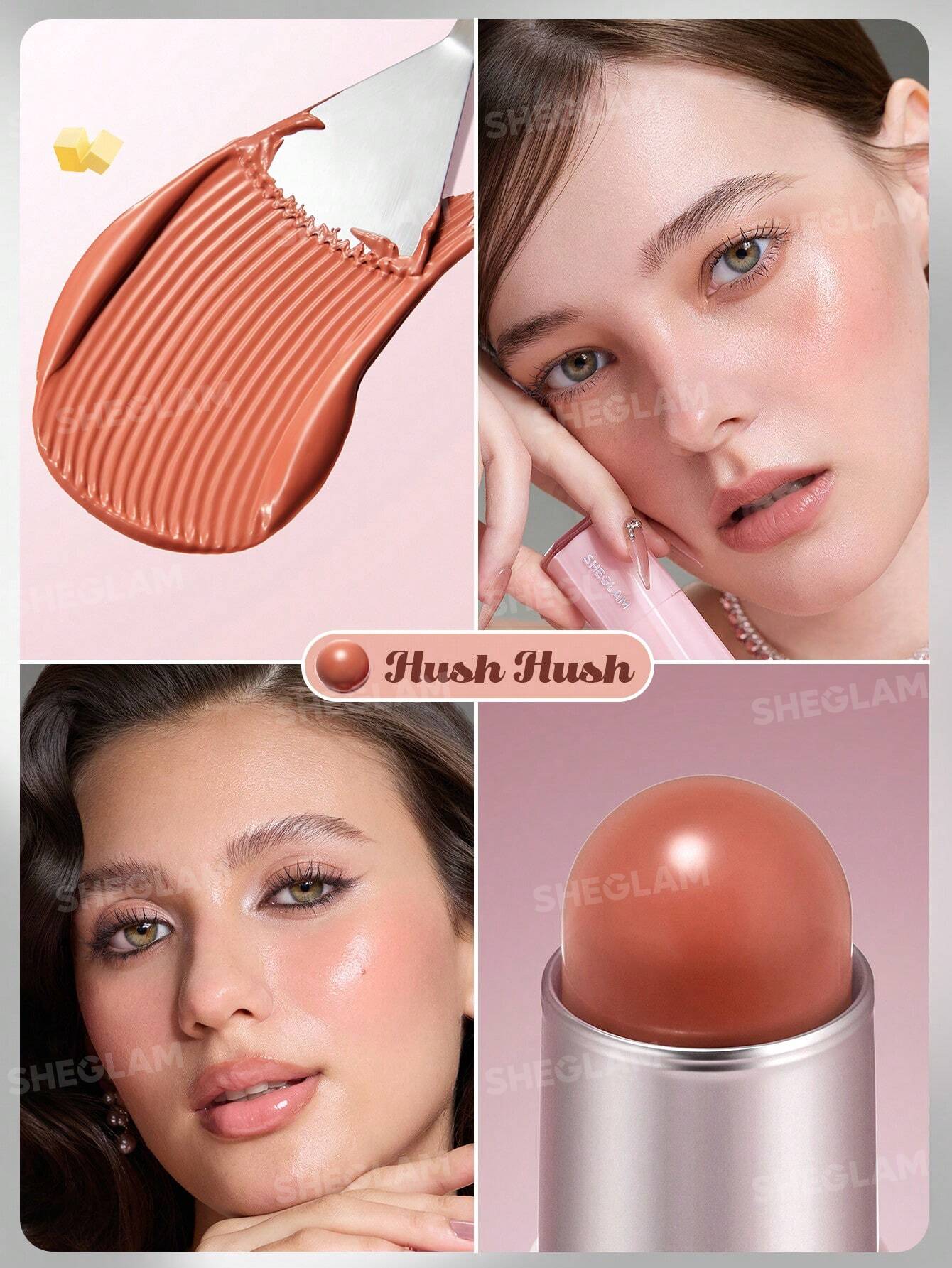 Sheglam,Blush,Blush Stick,Hydrating,Smooth,Makeupstashk