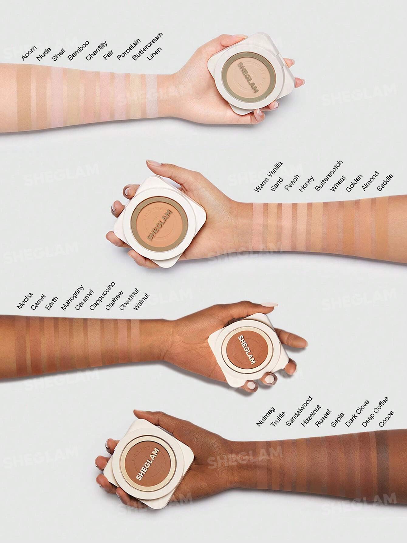 Sheglam,Powder Foundation,Foundation,High Coverage Powder,Makeupstashpk