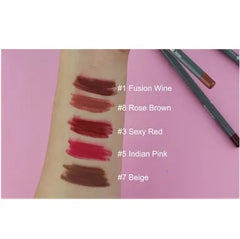 3W Clinic Wood Lip Liner Pencil 01 Fusion Wine – Long-Lasting Waterproof Lip Contour Pencil