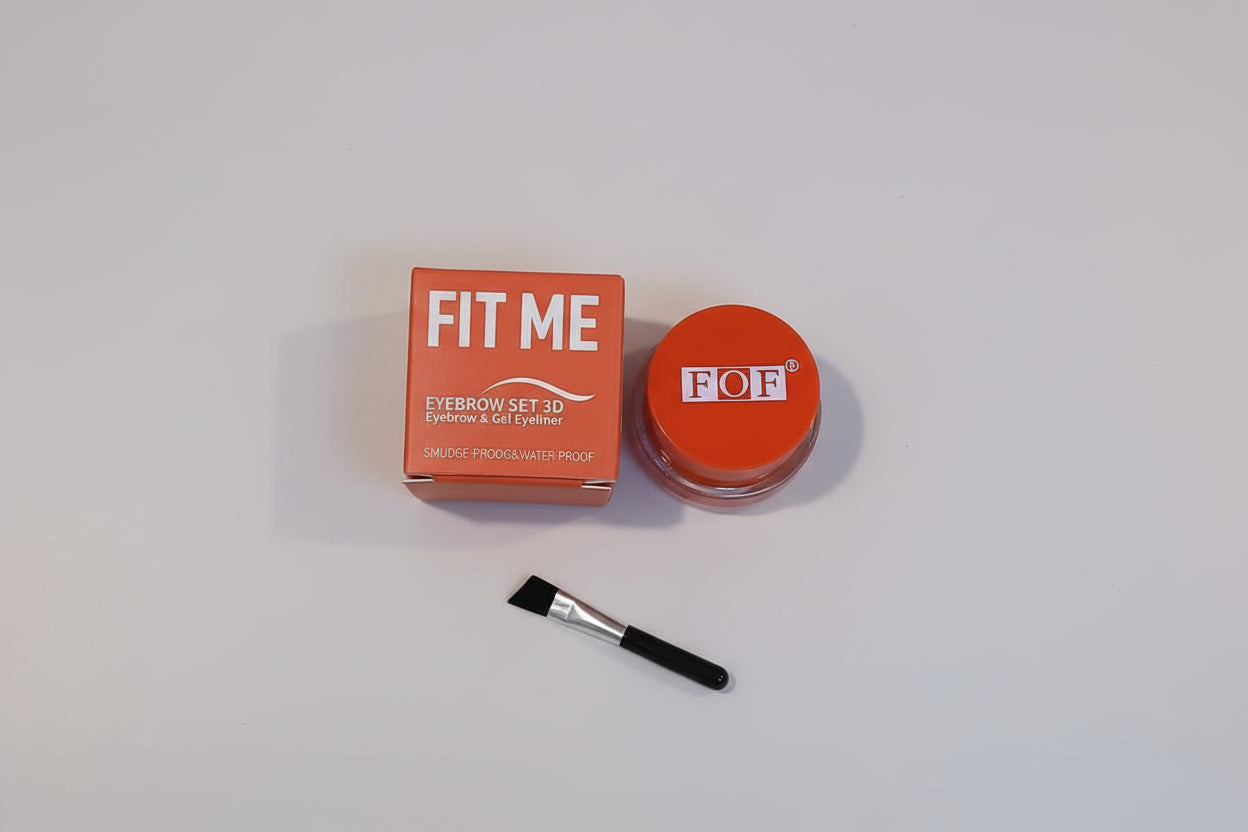 12 Shades , Perfect Brows & Eyes , 3d eyebrow  , gel eyeliner ,Makeupstashpk