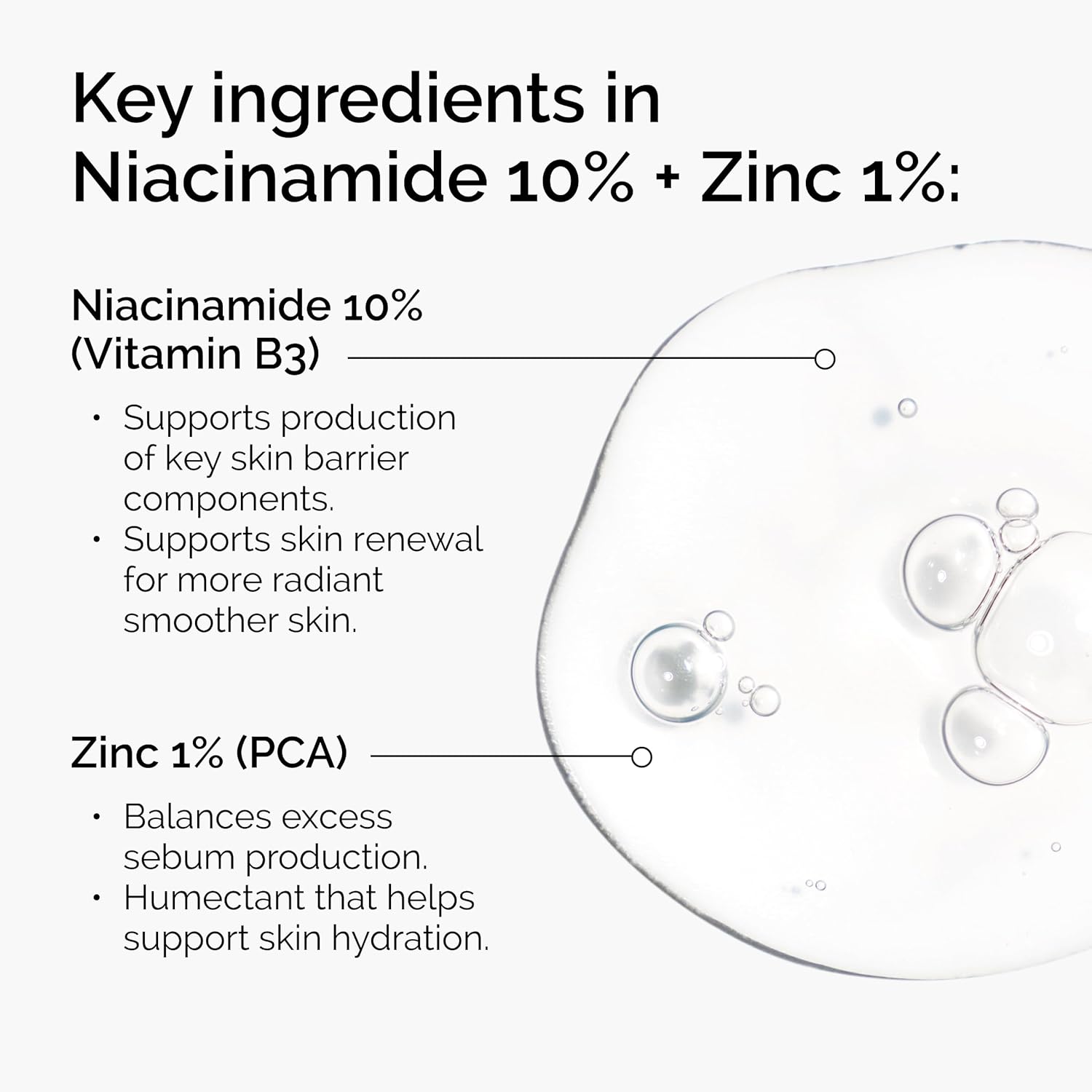 The Ordinary Niacinamide 10% + Zinc 1% 30ml | Oil Control & Blemish Serum