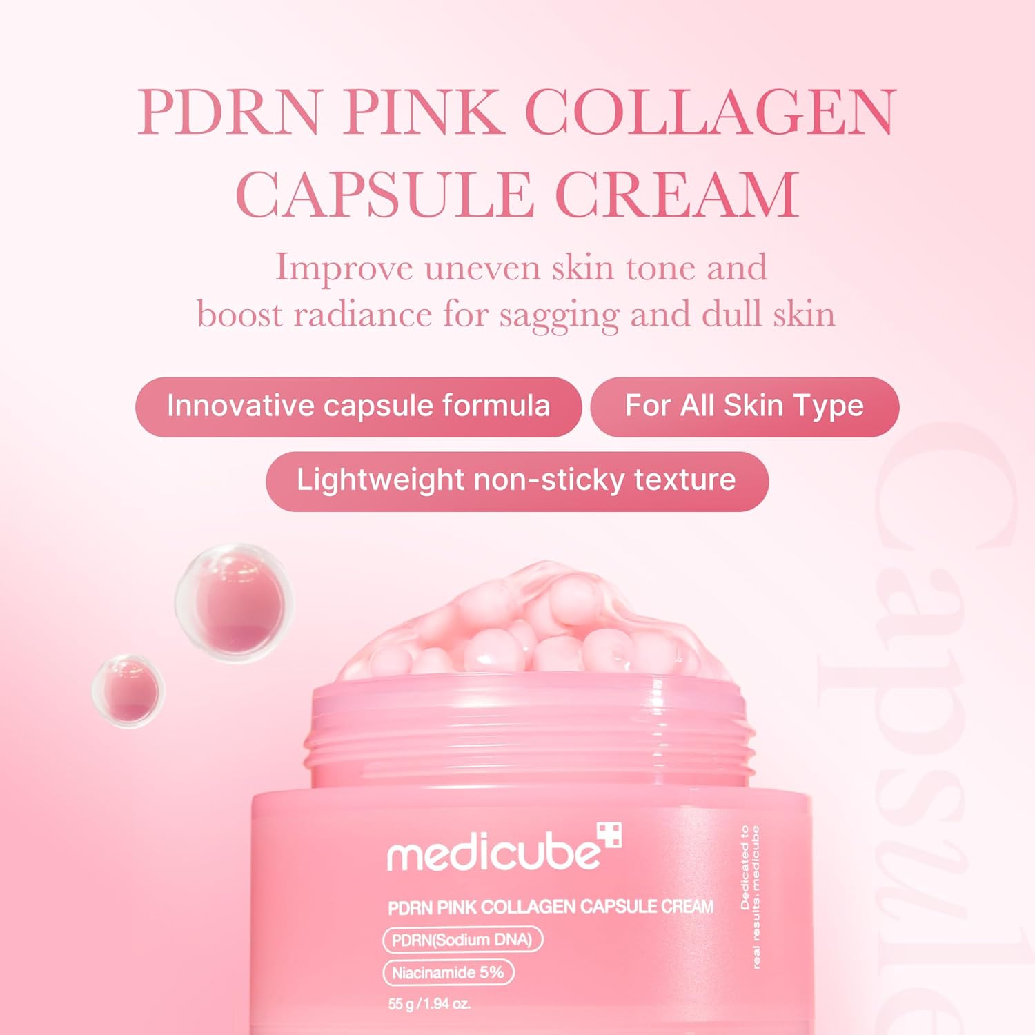 Medicube,Capsule Cream,Repair Moisturizer,moisturizer,plumping cream,glow face cream,hydrating,Makeupstashpk
