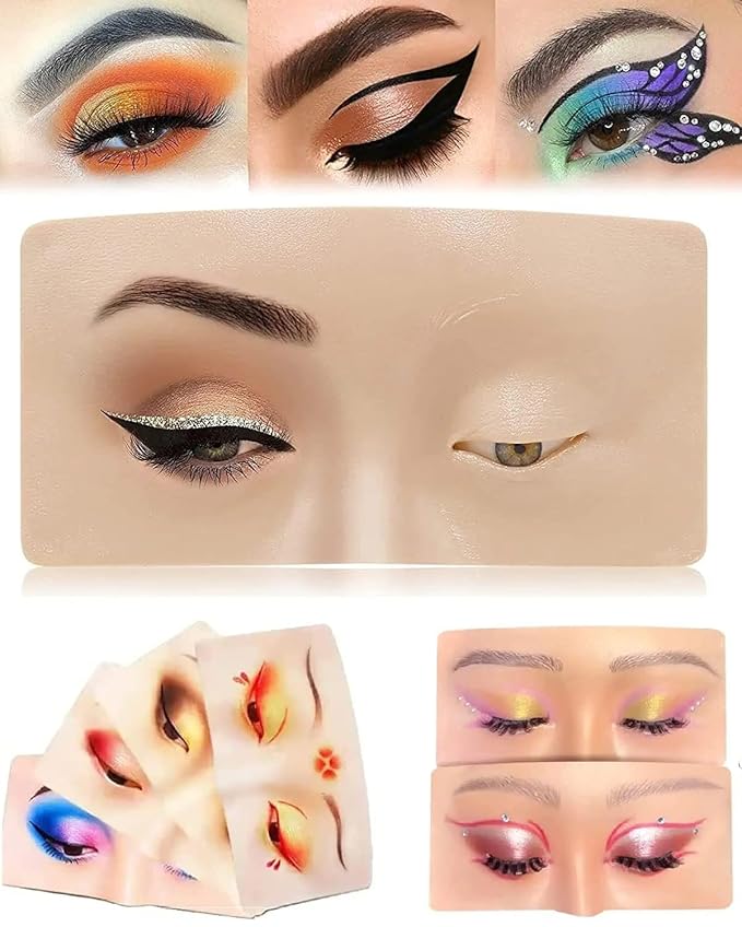 Silicone  , Makeup Training , Face Board , Makeup practice , Makeupstashpk