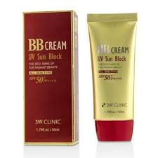 3W Clinic BB Cream UV Sun Block 50ml – Whitening, SPF Protection & Flawless Coverage