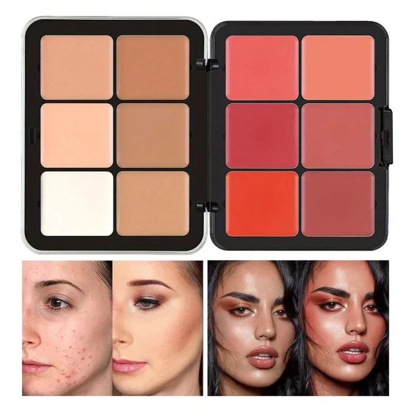 Carla Secret Cream Concealer & Blush – Professional 2-in-1 Full Coverage Makeup