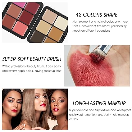 Carla Secret Cream Concealer & Blush – Professional 2-in-1 Full Coverage Makeup