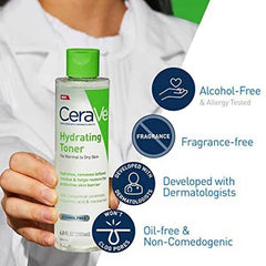 Facial Toner , Hydrating Toner , Alcohol-Free , Moisturizing Toner , Dry  Skin , Sensitive Skin , Skincare products , Makeupstashpk