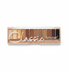 Classic Rosa Angel Eyeshadow Palette – 12 Highly Pigmented Matte & Shimmer Shades