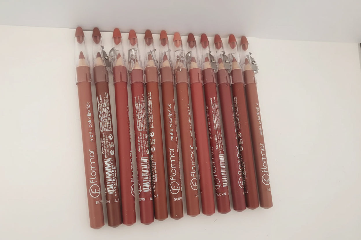 Long Lasting  , Waterproof , Velvet Finish ,  Lip Crayon Set , Makeupstashpk