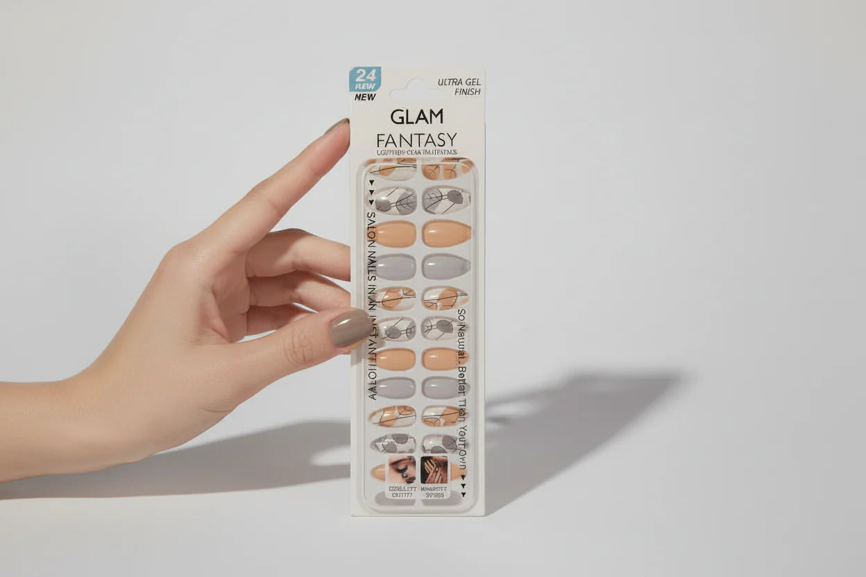 Salon Quality ,  Artificial  , Nail Set , Press on nails , Fashion nails , Makeupstashpk
