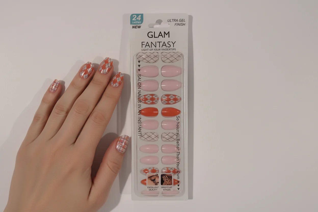 Salon Quality ,  Artificial  , Nail Set , Press on nails , Fashion nails , Makeupstashpk