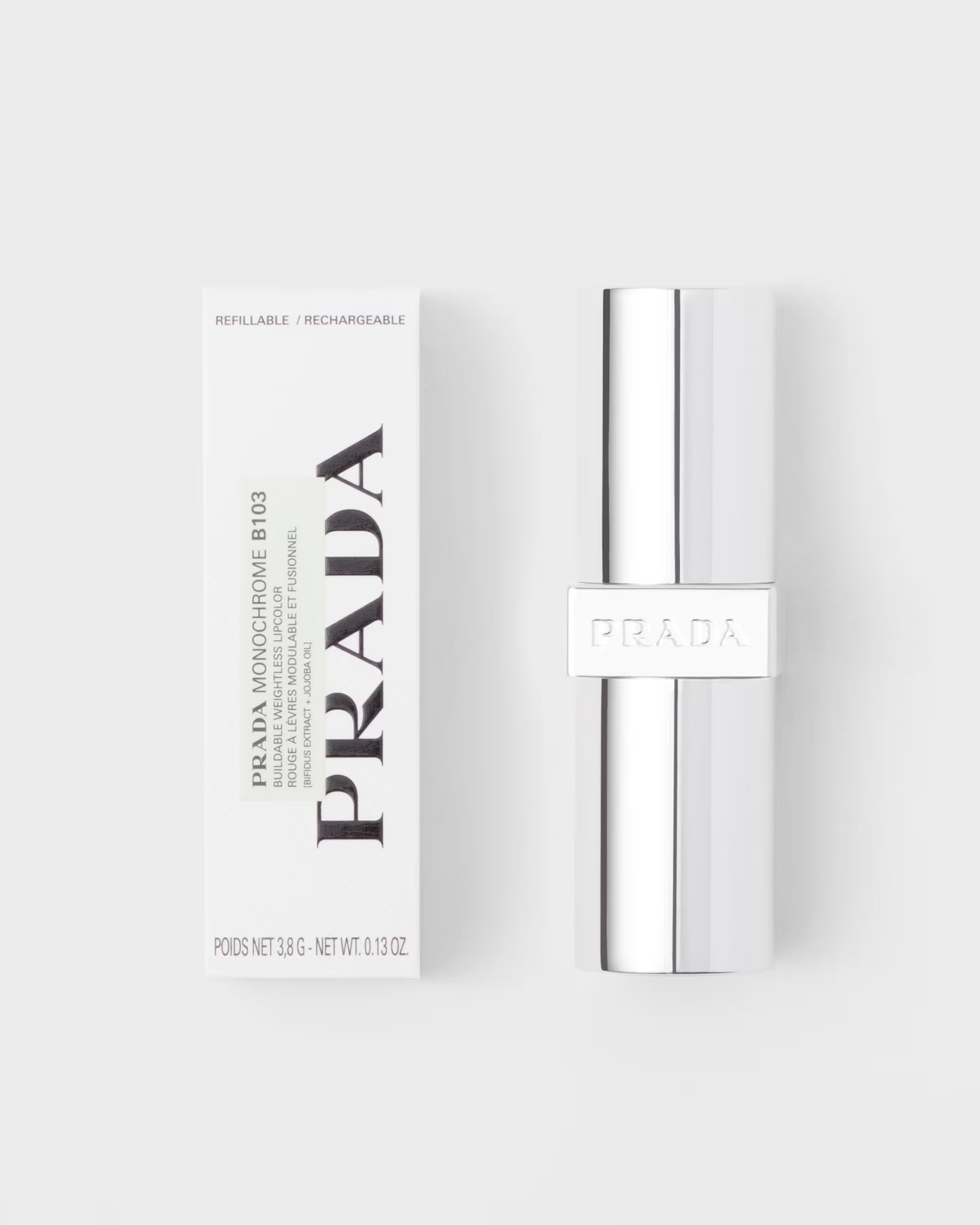 Prada Monochrome Hyper Matte Lipstick – B103 | Luxury Long-Lasting Matte Lip Color