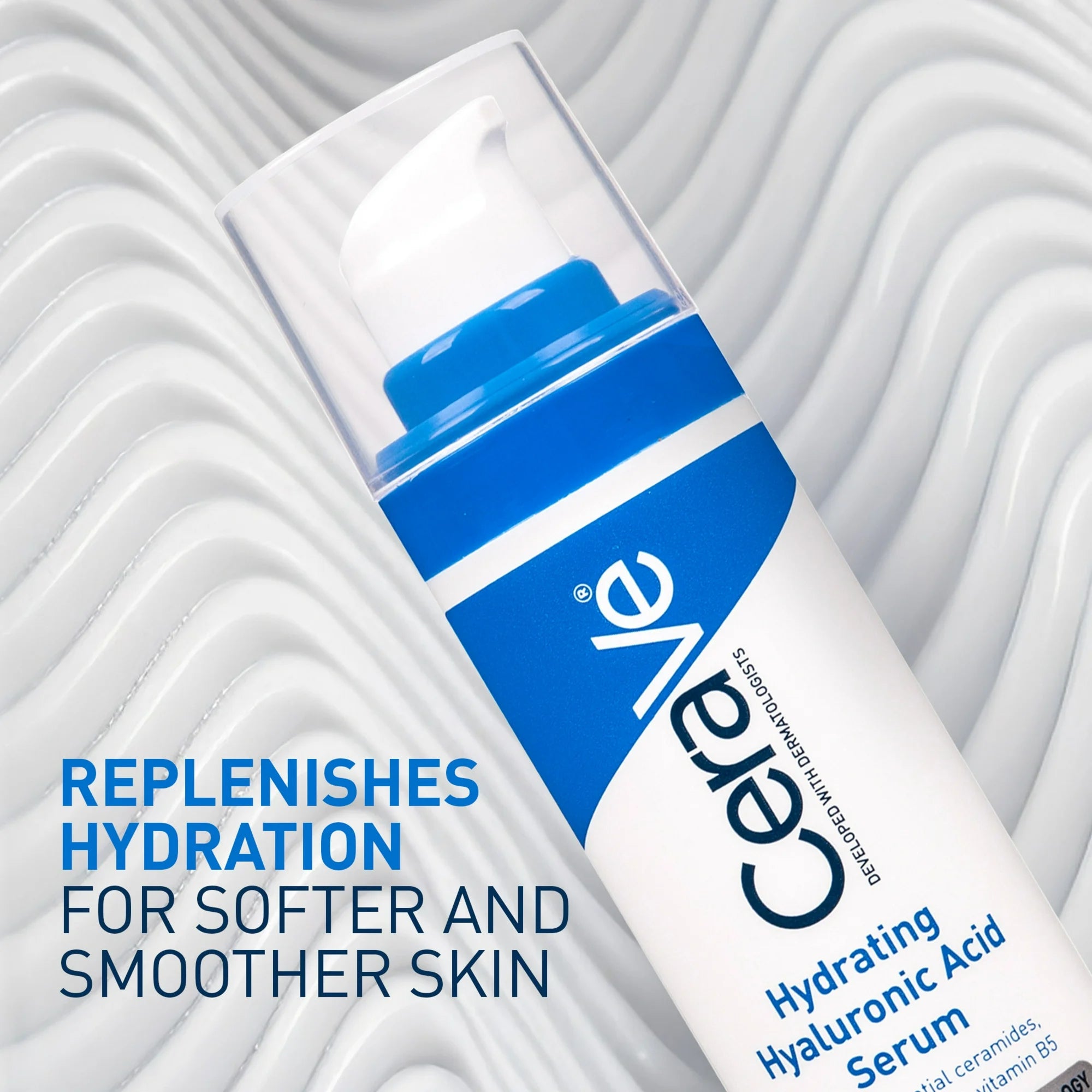 CeraVe Hydrating Serum, Hyaluronic Acid Face Serum, Ceramide Serum, Vitamin B5 Serum, Fragrance Free Serum, Hydrating Skincare, Dermatologist Recommended Serum, Dry Skin Serum, Moisturizing Face Serum , Makeupstashpk