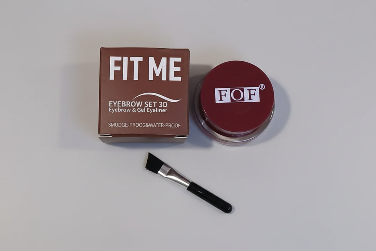 12 Shades , Perfect Brows & Eyes , 3d eyebrow  , gel eyeliner ,Makeupstashpk