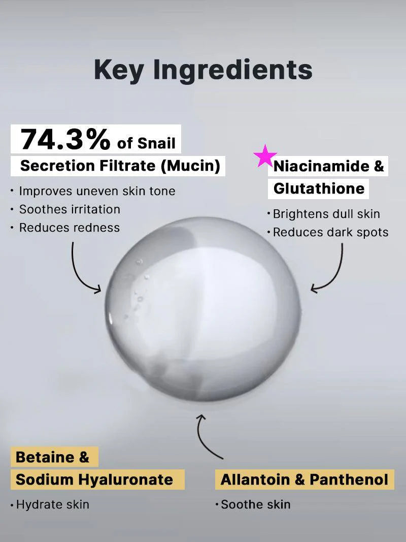 COSRX Advanced Snail Radiance Dual Essence 80ml – Brightening & Repairing Snail Mucin Serum
