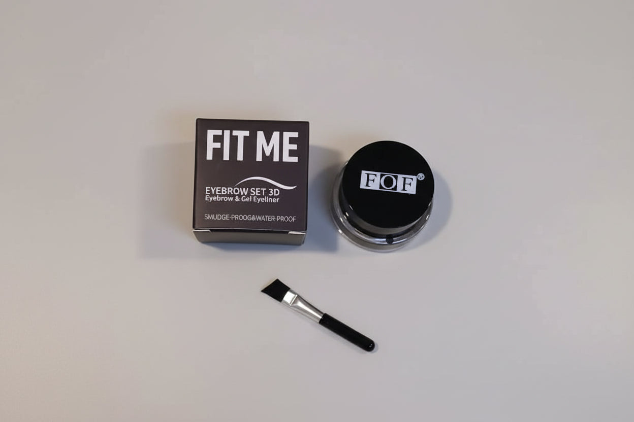 12 Shades , Perfect Brows & Eyes , 3d eyebrow  , gel eyeliner ,Makeupstashpk