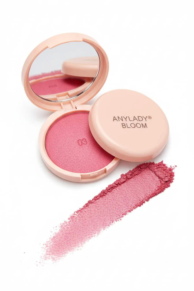AnyLady Baked Blusher Boom – Silky Radiant Baked Powder Blush (4 Stunning Shades)