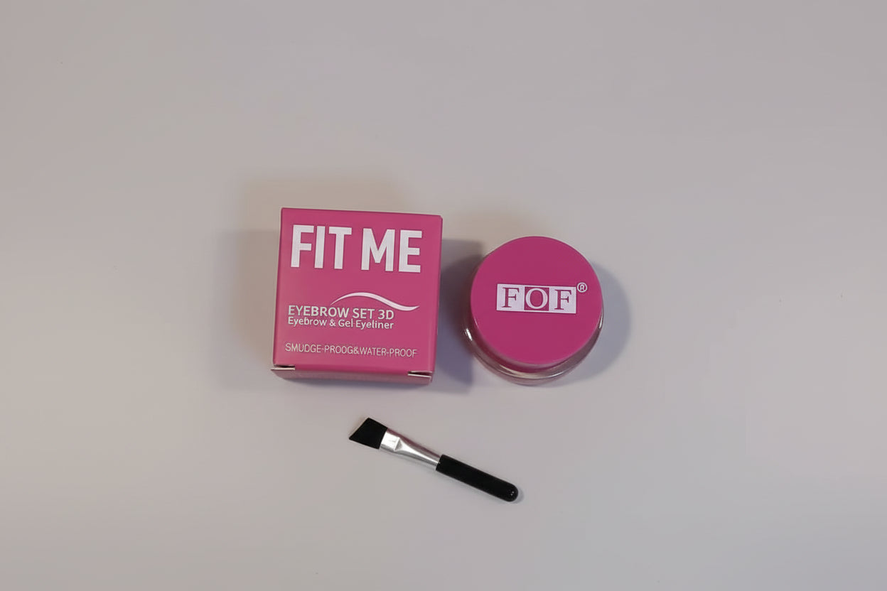 12 Shades , Perfect Brows & Eyes , 3d eyebrow  , gel eyeliner ,Makeupstashpk