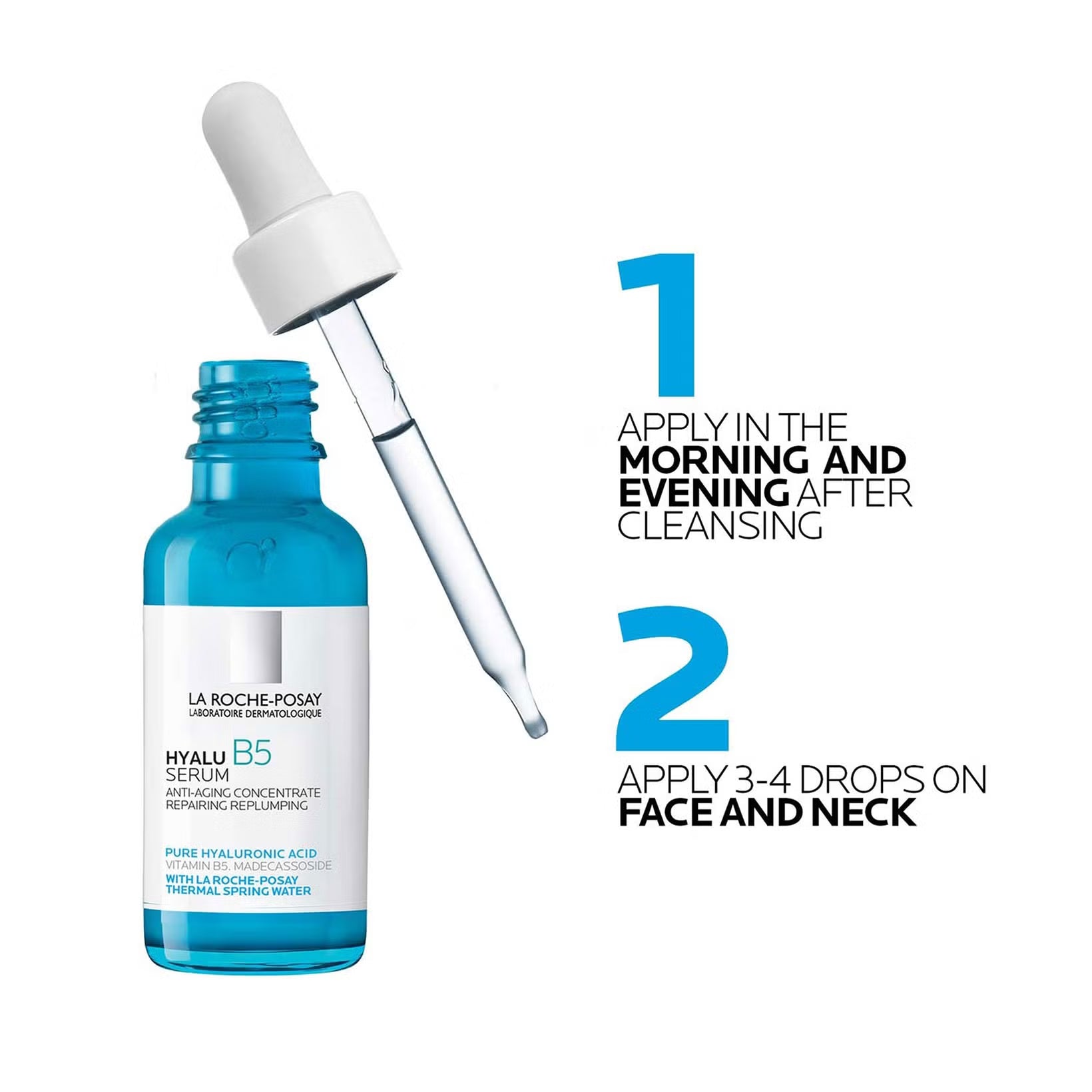 La Roche-Posay,Serum,Hyaluronic acid serum,vitamin b5 serum,hydrating face serum,plumping face serum,anti aging serum,Makeupstashpk
