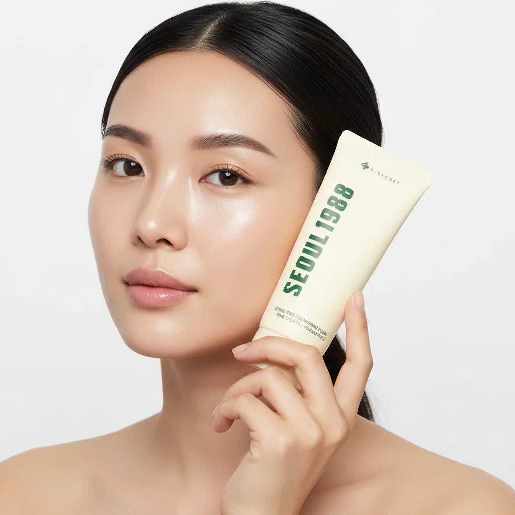 K-Secret,Cleansing Foam,Korean Face Wash,Korean skincare,hydrating cleanser,Makeupsashpk