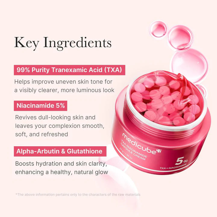 Medicube,Capsule Cream,Moisturizer,Hydrating,lightweight,Long-lasting,Makeupstashpk