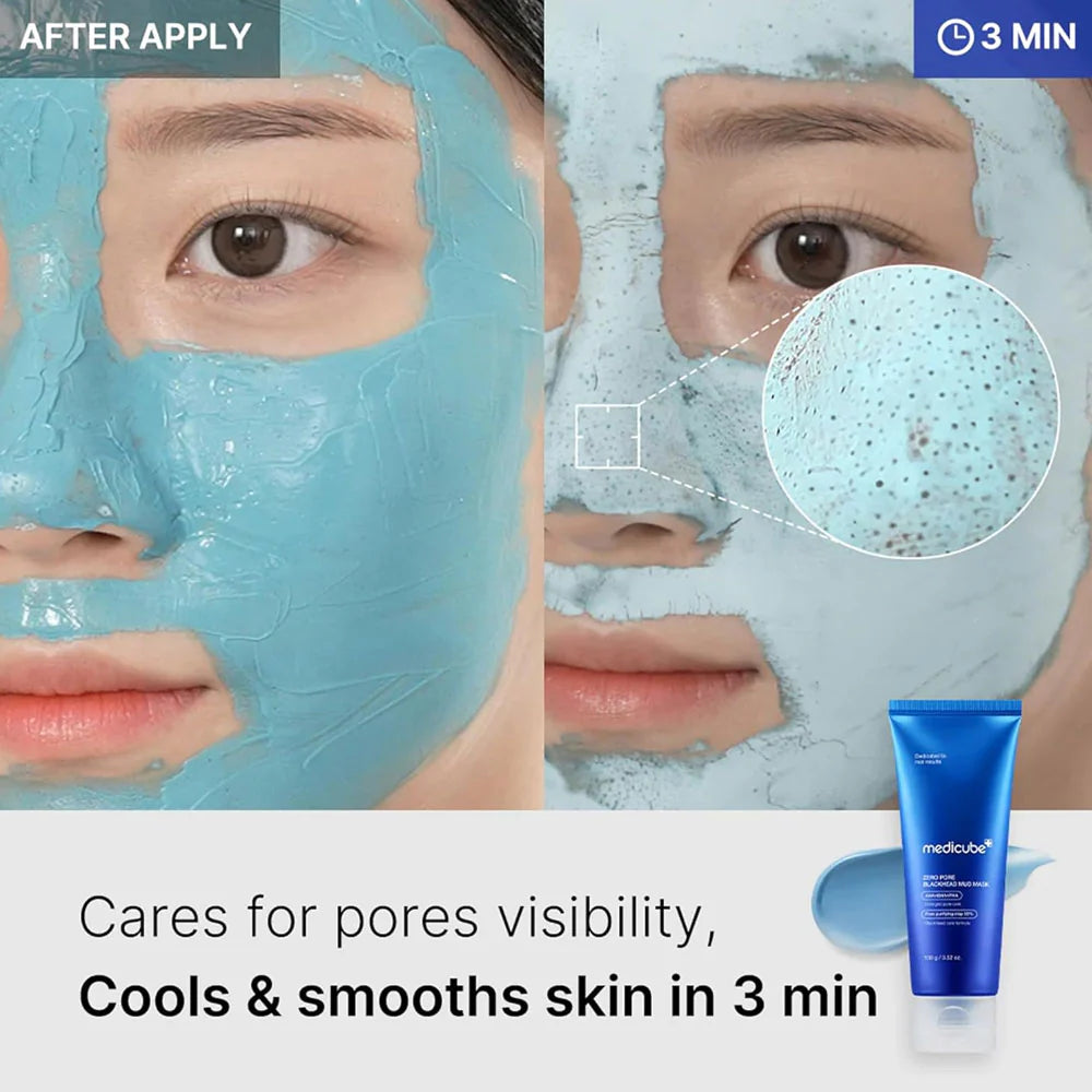 Mud Mask , Deep Pore Cleansing , Sebum Control  , Blackhead Removal  , Skin Care , Mkeupstashpk